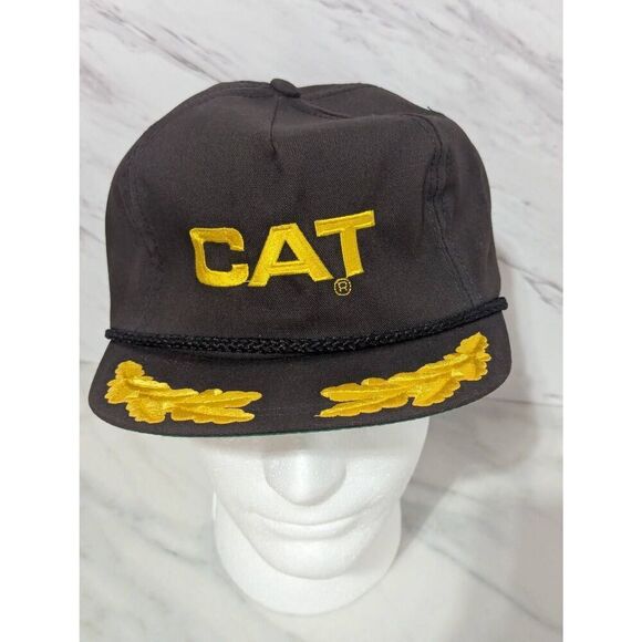 CAT Vintage Michigan Collector's Series Made In USA Trucker Cap Size OS Fits Mos - Picture 2 of 6